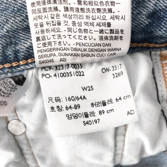 Levi’s 501 Original HR Denim Shorts - Picture 11 of 12